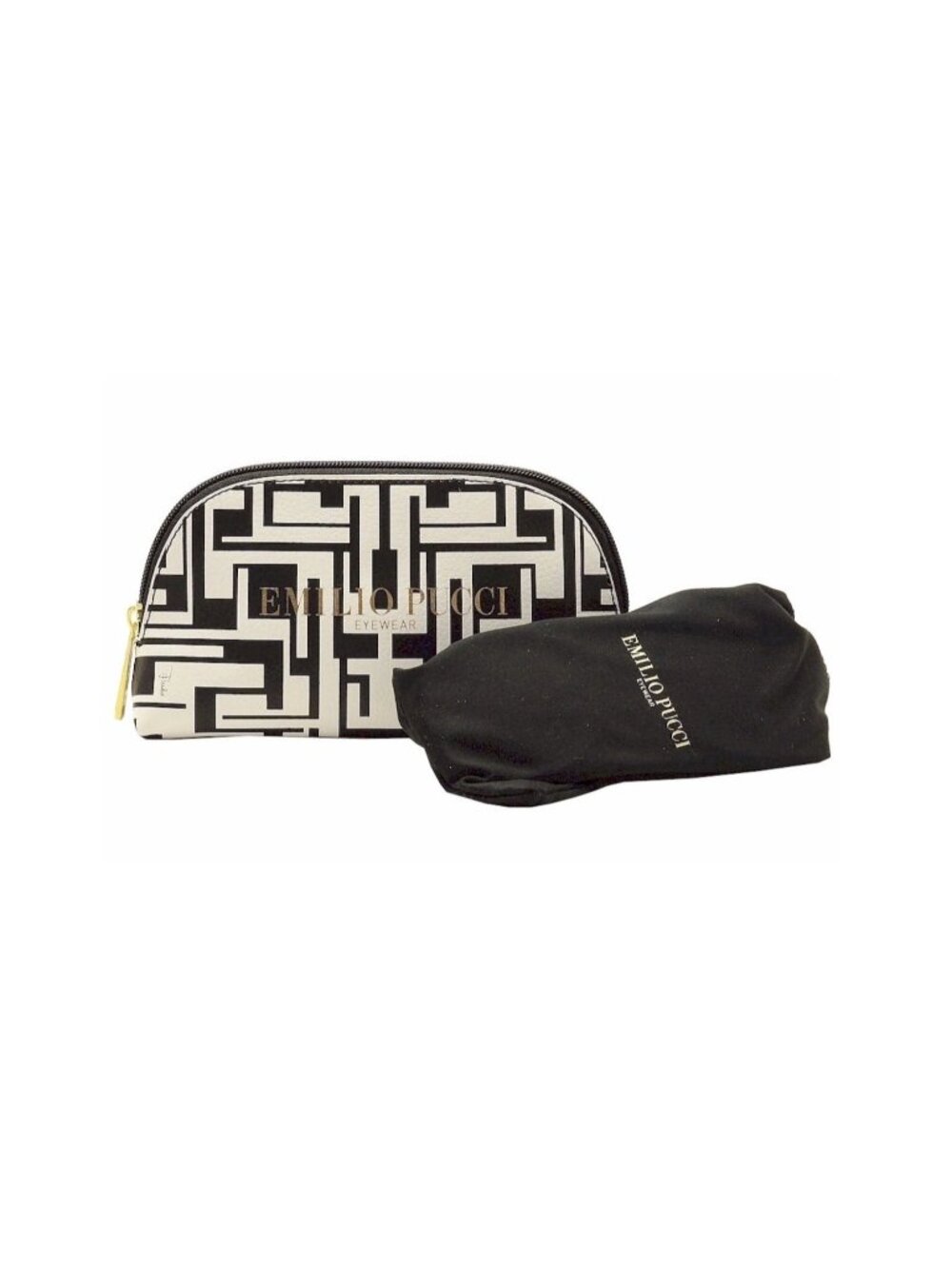 Emilio Pucci Eyewear Zip Case w/ Soft Pouch